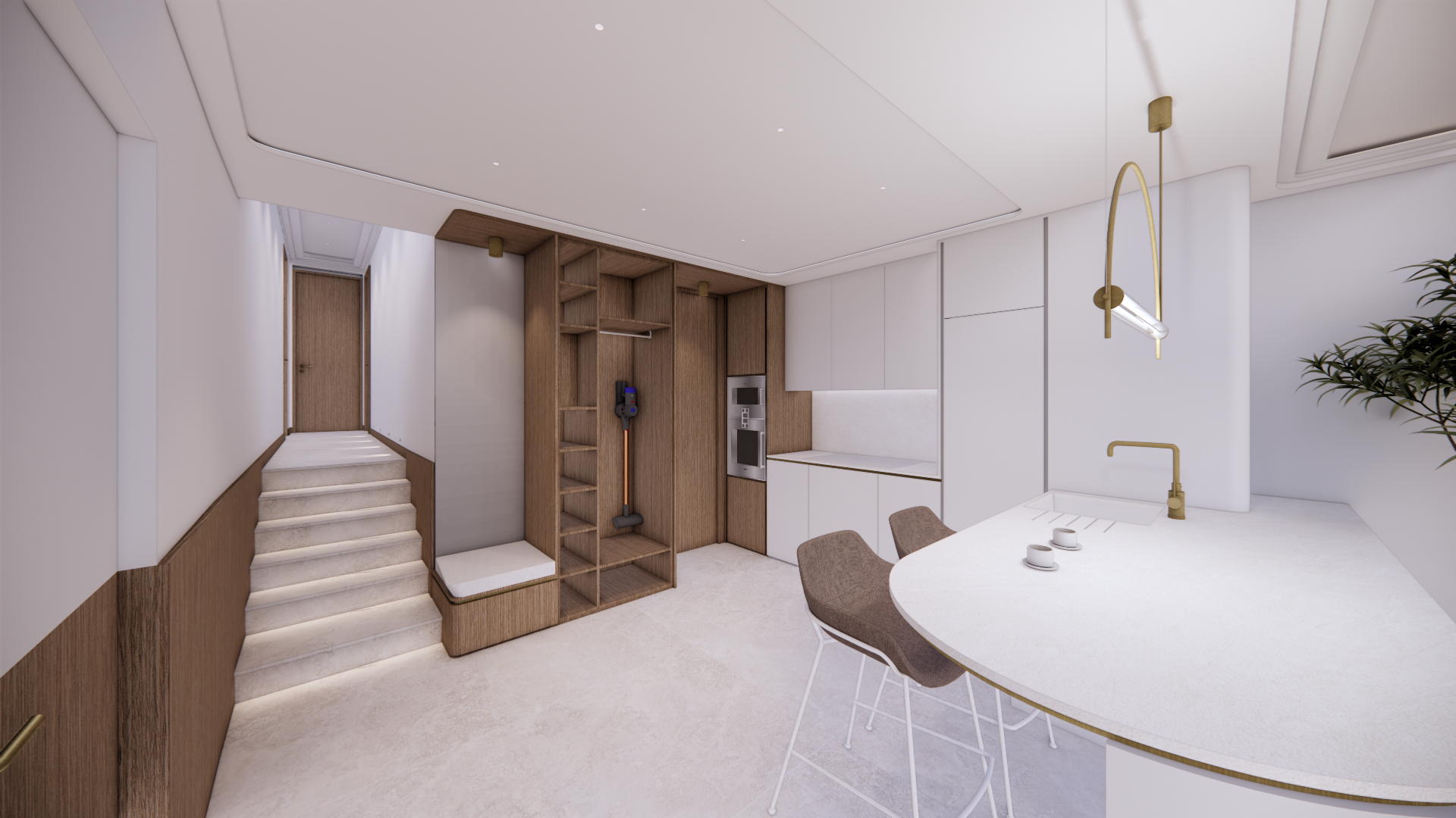 Cuisine vue 2 ouvert
