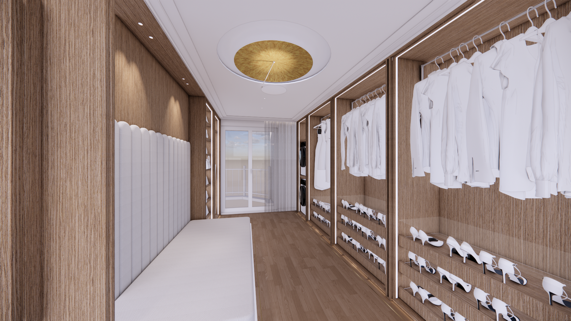 Dressing Mme vue 1 ouvert