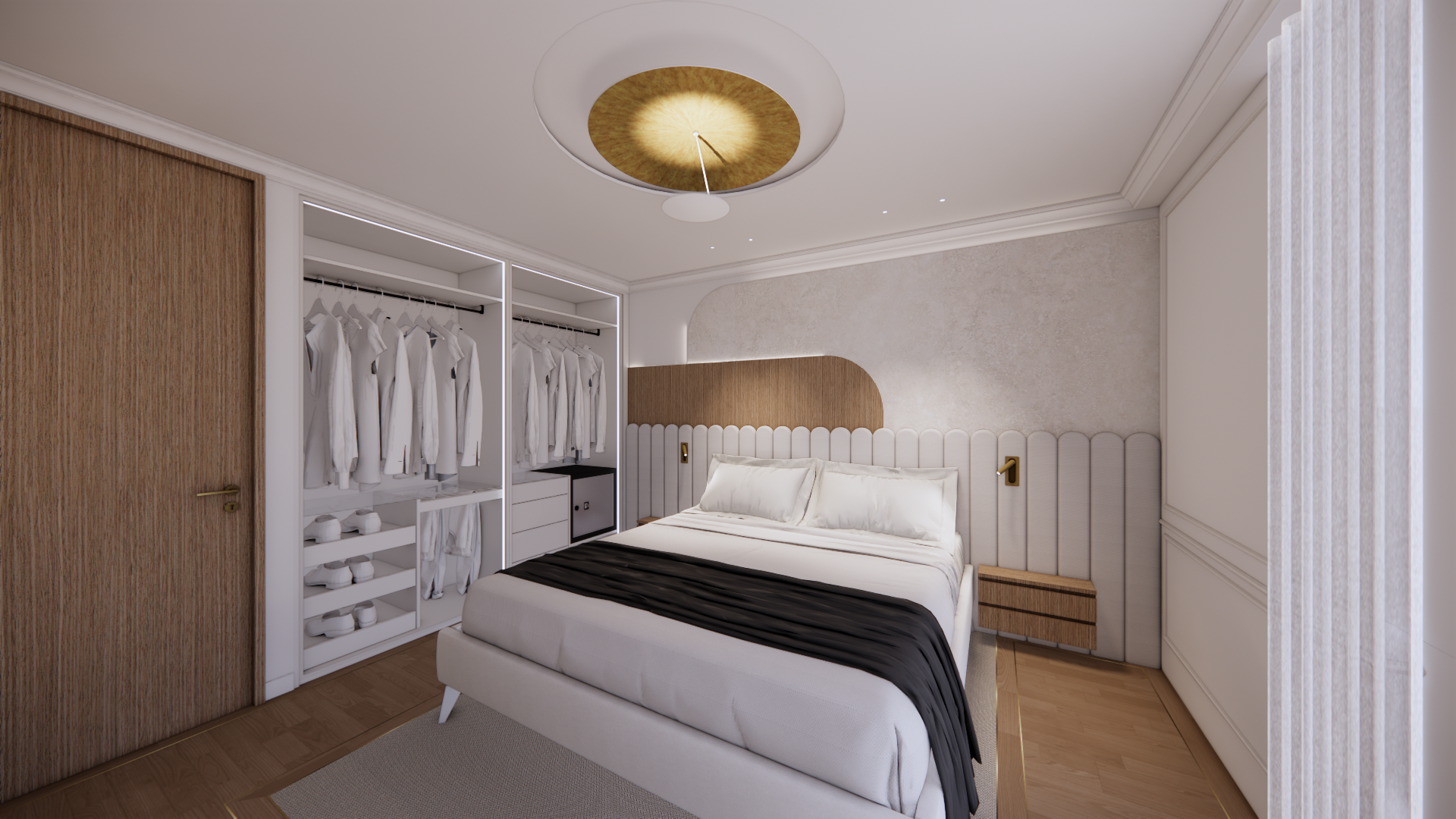 Master bedroom vue 1 ouvert